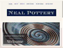 Tablet Screenshot of nealpottery.com